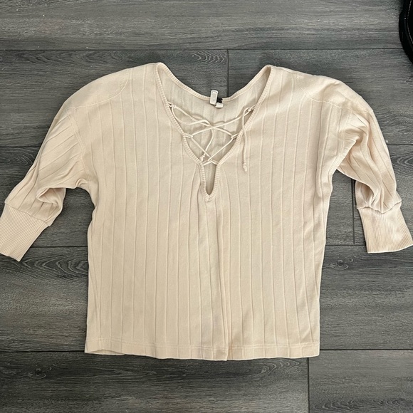 Free people cream top - Picture 1 of 3